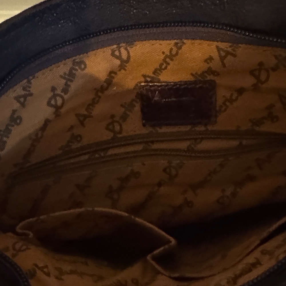 American Darling Fushia Hair on Cowhide Fringe Crossbody -Made in the USA - Picture 6 of 7